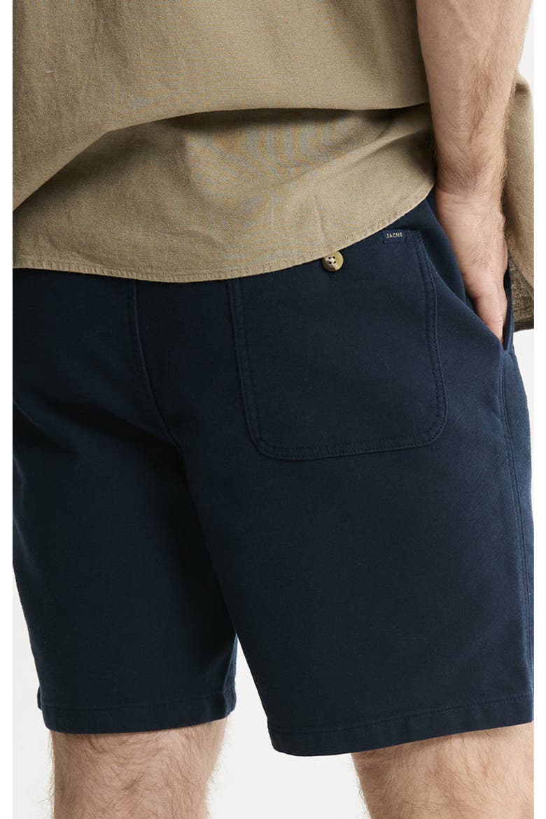 Cotton Twill Drawstring Shorts, Alternate, color, Navy
