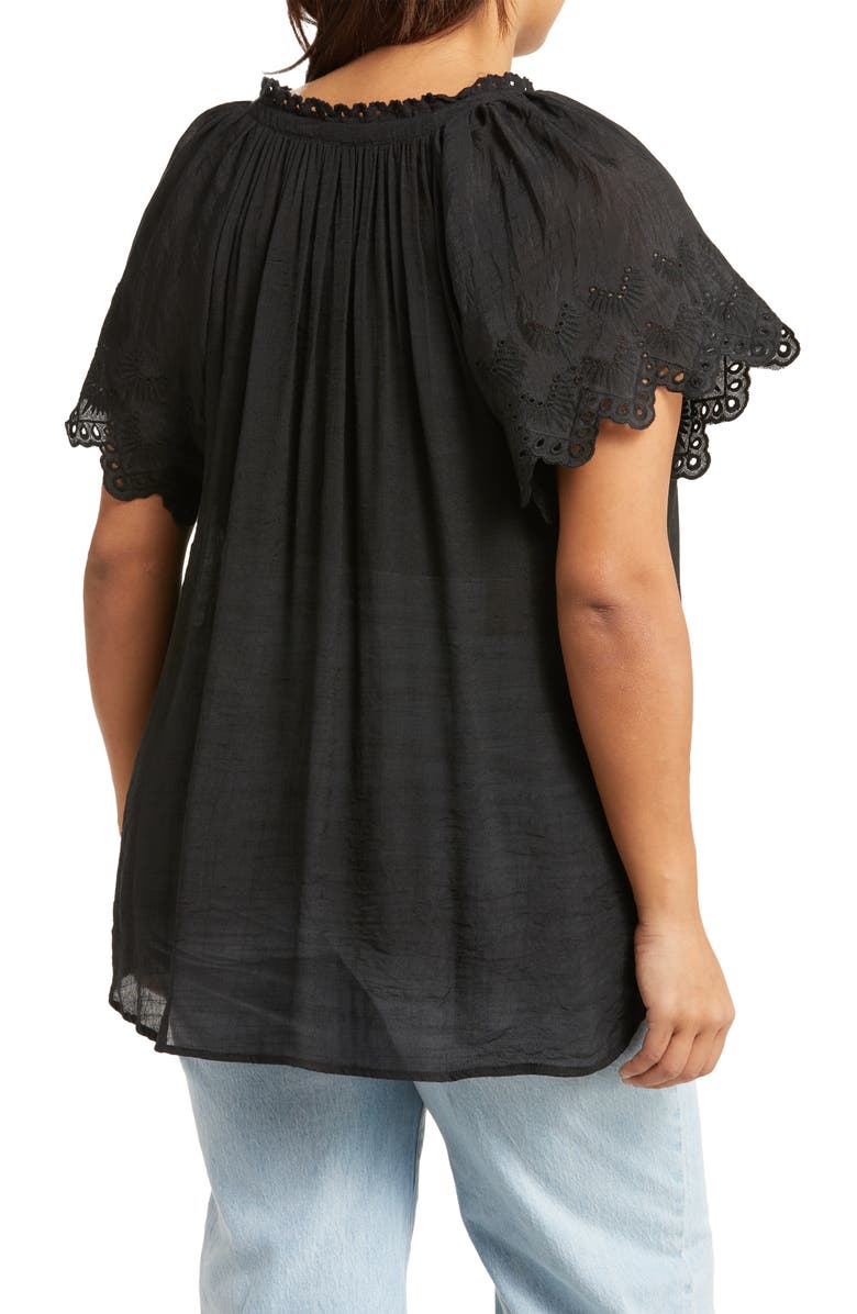 Forgotten Grace Eyelet Blouse, Alternate, color,