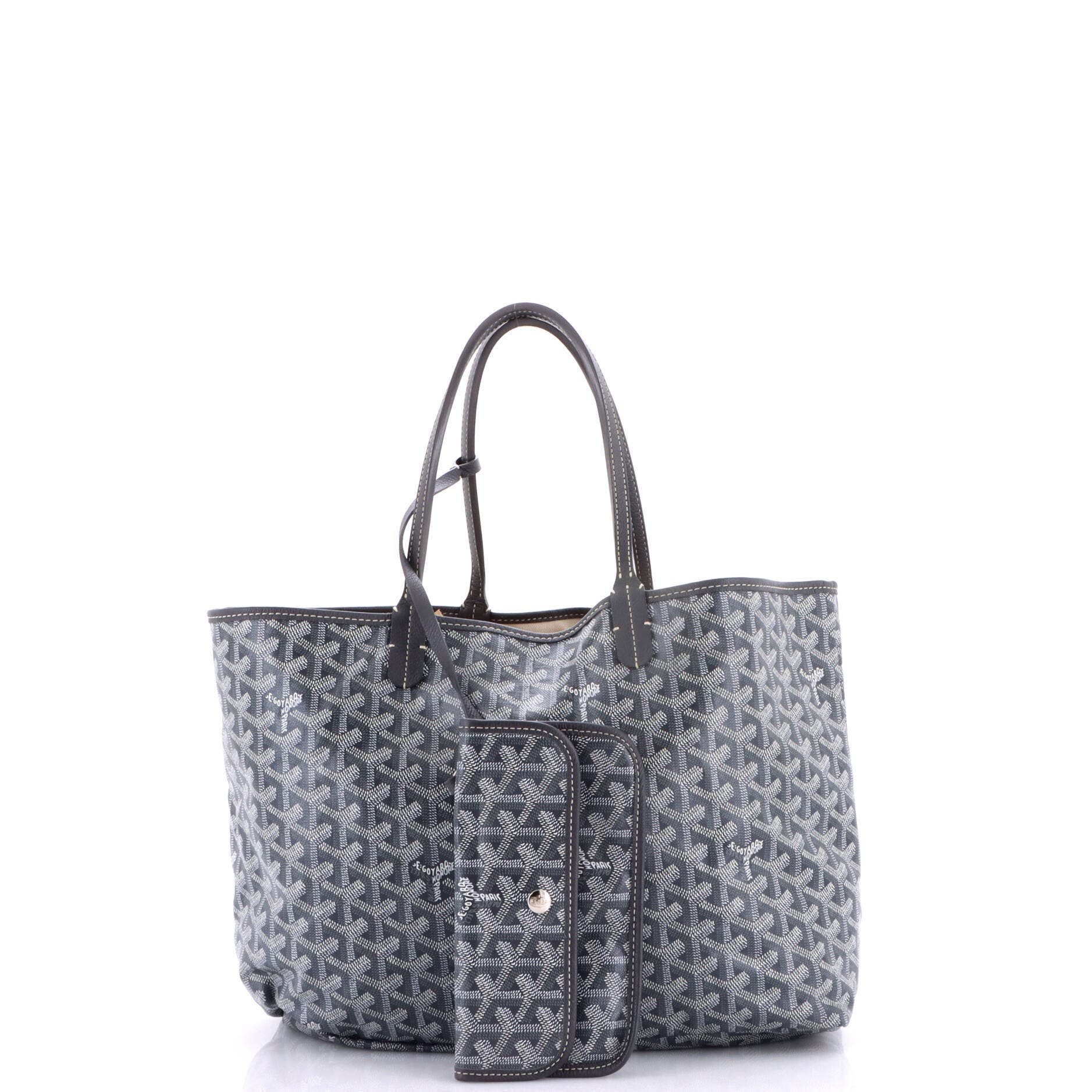Saint Louis Tote Coated Canvas PM, Alternate, color, Grey