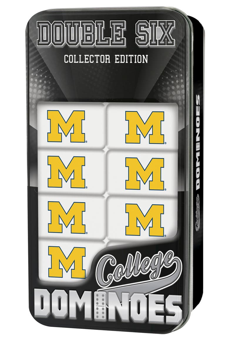 Michigan Wolverines Dominoes, Main, color, Multicolor