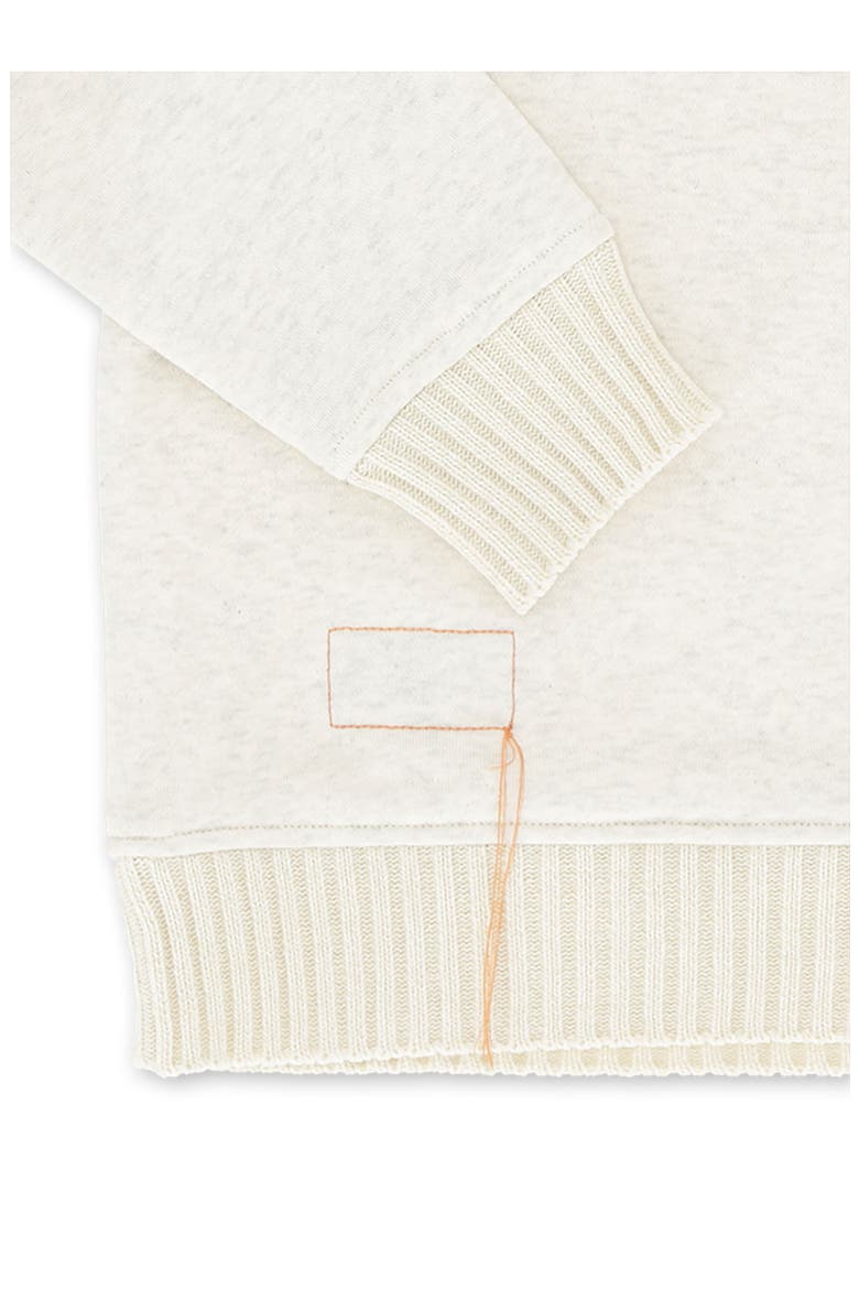 Mayfair Cotton Sweatshirt, Alternate, color, Cream