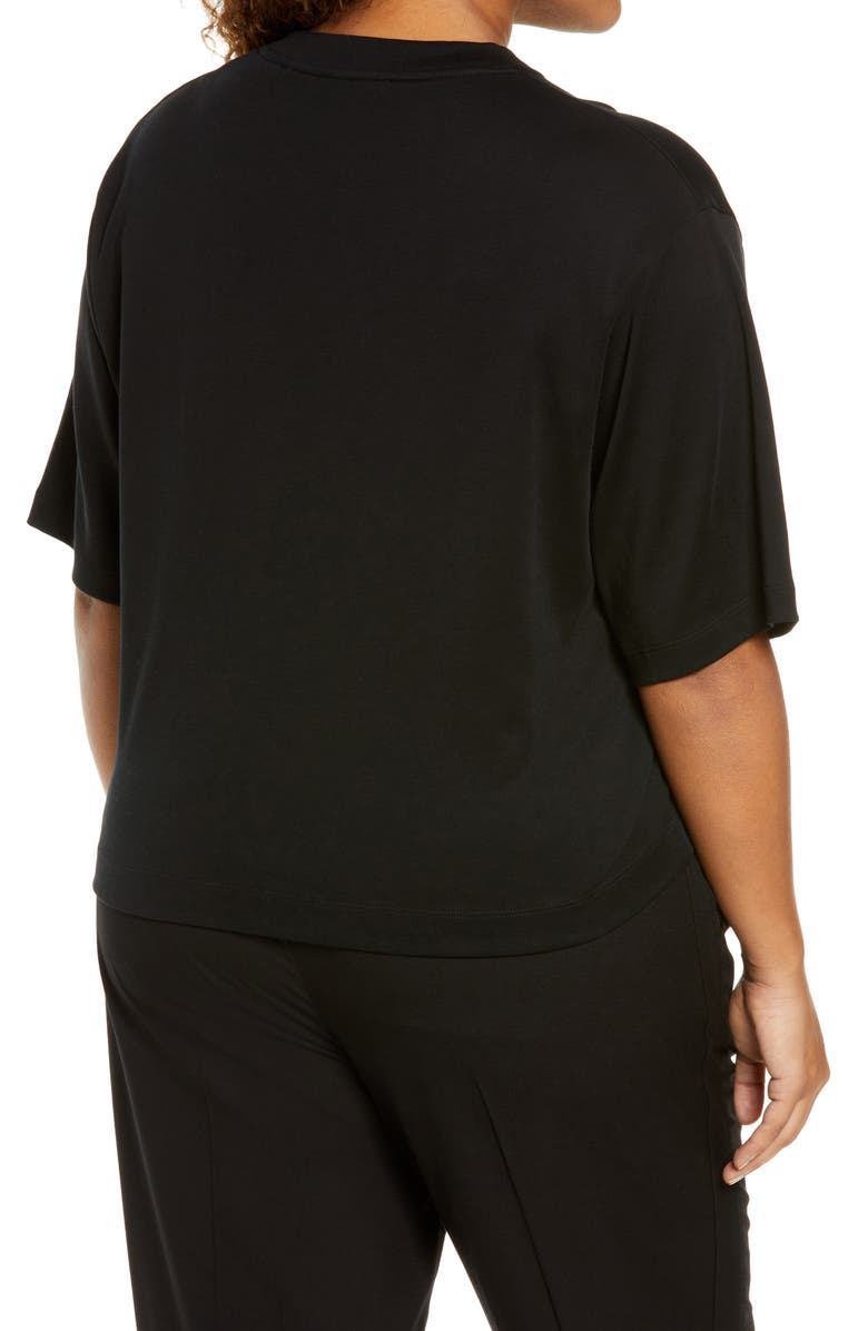 Vince Wide Sleeve Pima Cotton Crop Top, Alternate, color, 