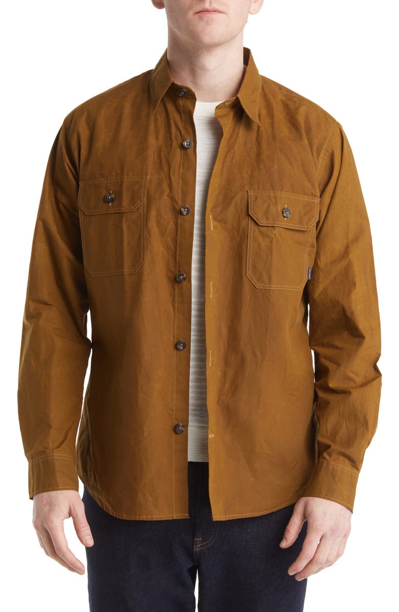 Alton Lane Cooper Dry Waxed Cotton Shirt Jacket, Main, color, 