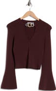 Simkhai Evren Chain Neck Merino Wool Top