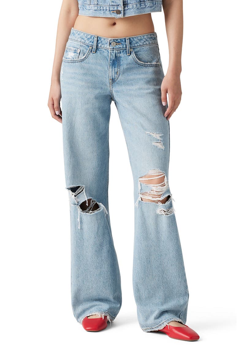 Ripped Low Loose Wide Leg Jeans, Main, color, PROBABLY OK