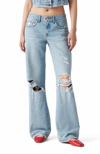 Levi's Ripped Low Loose Wide Leg Jeans
