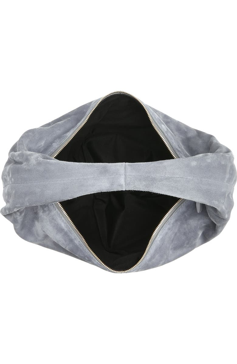 Khaite Medium Olivia Suede Hobo Bag, Alternate, color,