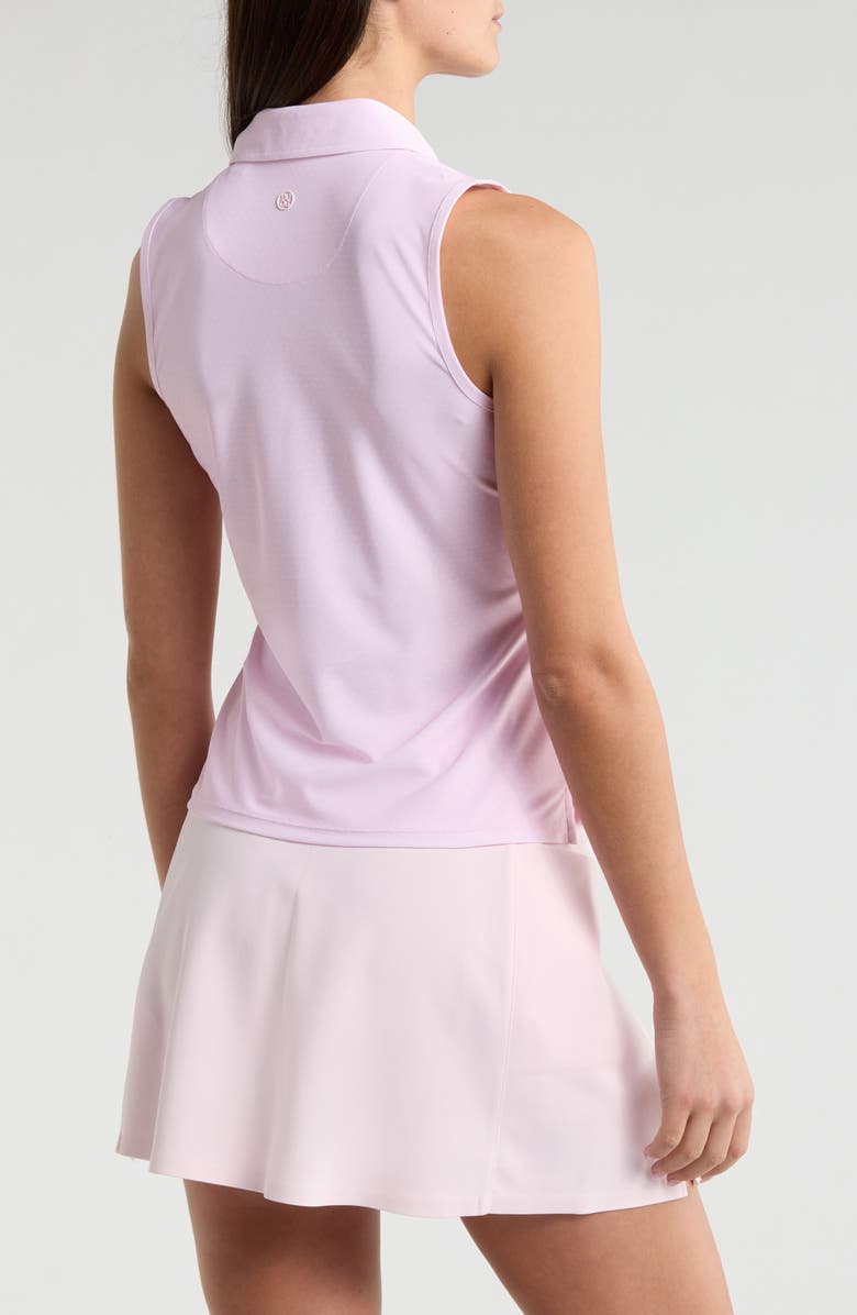 G/FORE Golf Sleeveless Polo, Alternate, color, Blush