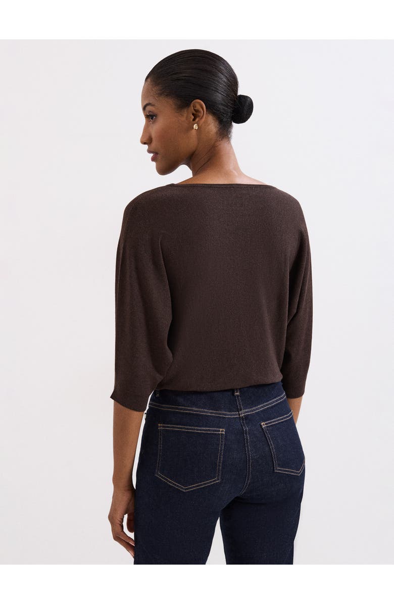 Phase Eight Cristine Knit Jumper, Alternate, color, Brown