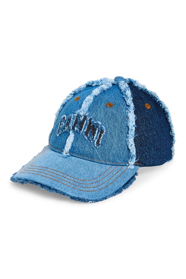 Denim Patchwork Cap, Main, color, MULTICOLOUR