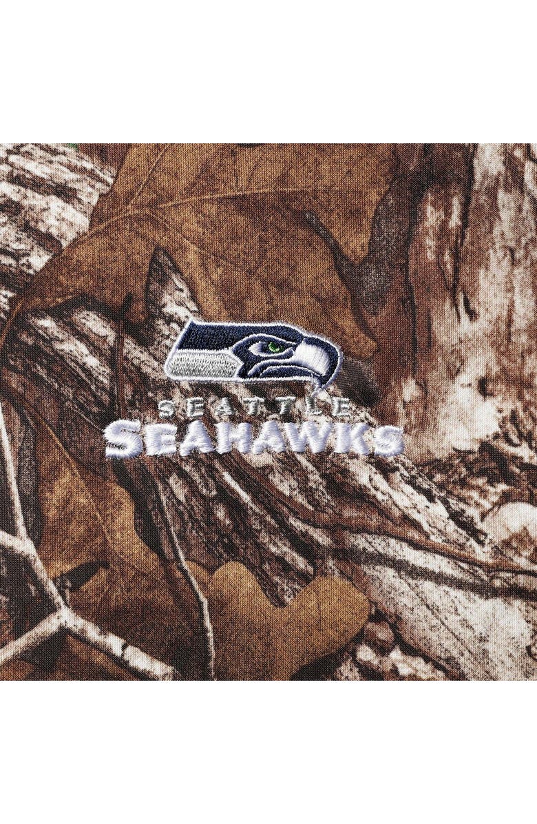 DUNBROOKE Men's Dunbrooke Realtree Camo Seattle Seahawks Circle Champion Tech Fleece Pullover Hoodie, Alternate, color, Realtree Camo