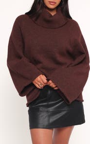 Petal & Pup Bindy Oversize Turtleneck Sweater