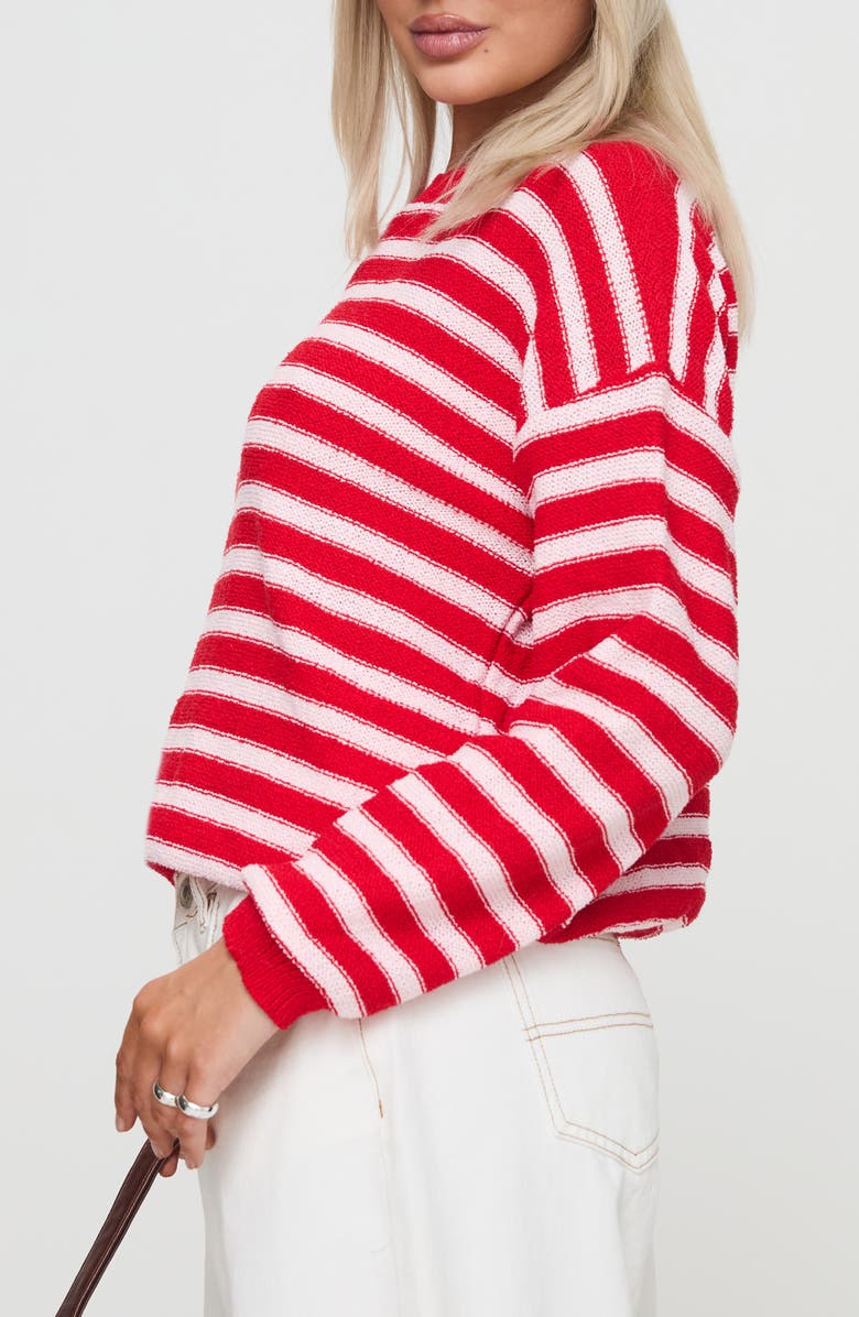 Princess Polly Stripe Sweater, Alternate, color, 