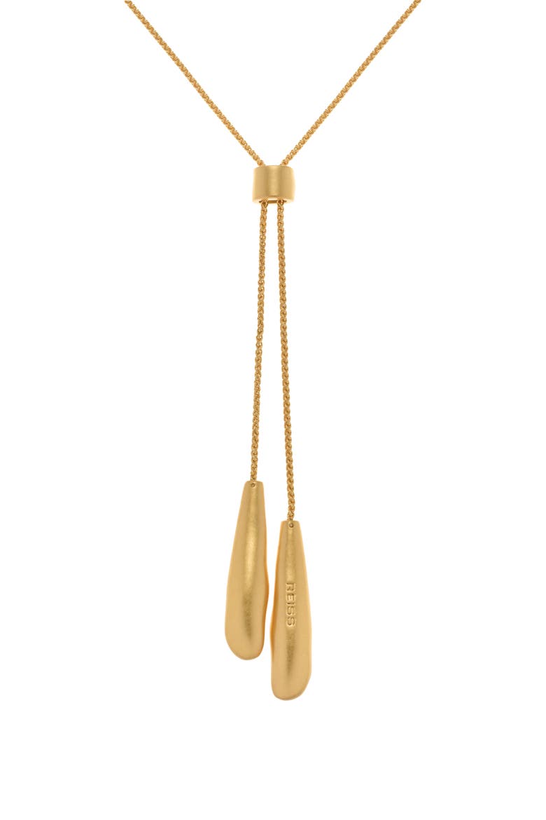 Tova Lariat Necklace, Alternate, color, GOLD TONE