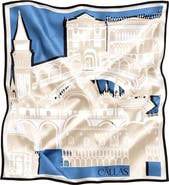 Callas Milano Large Scarf Printed doubleface scarf