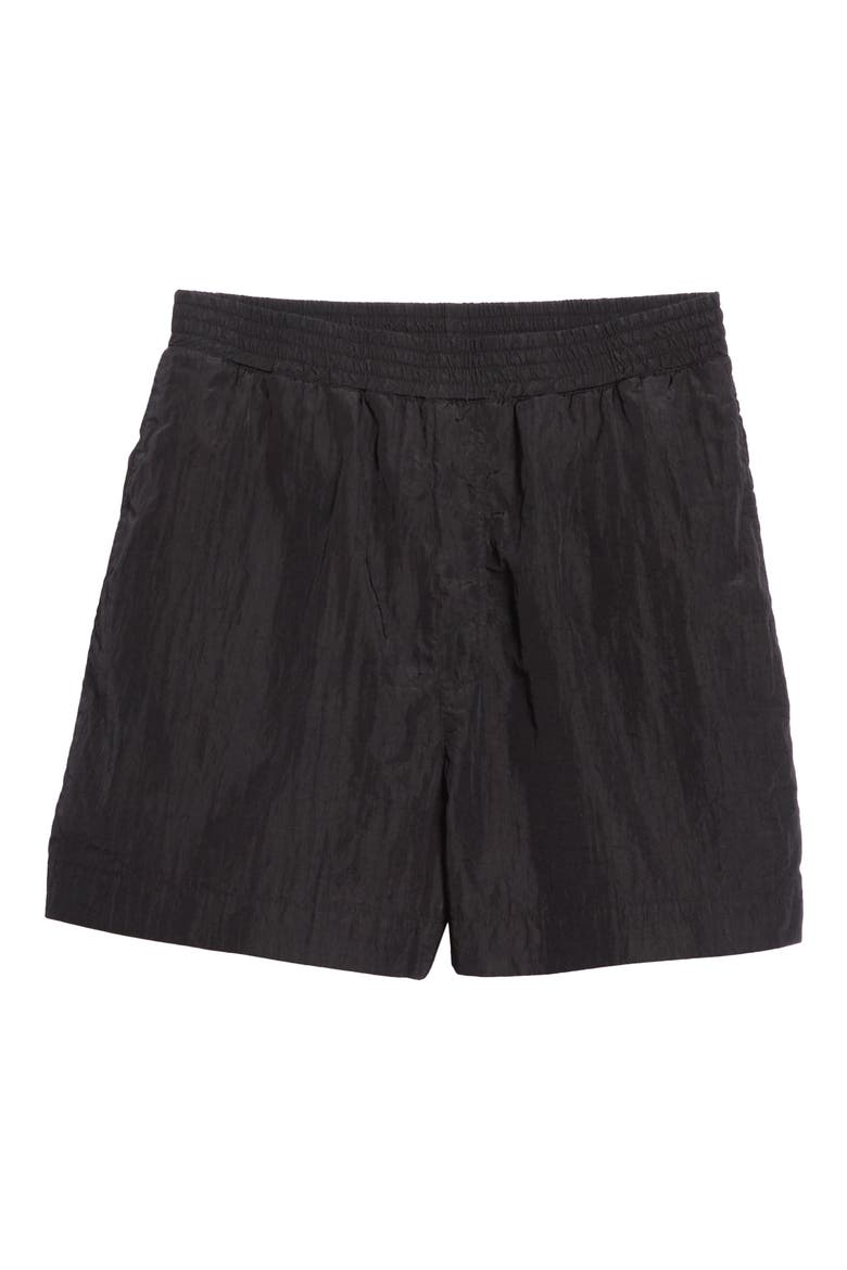 Garment Dyed Swim Trunks, Alternate, color, BLACK
