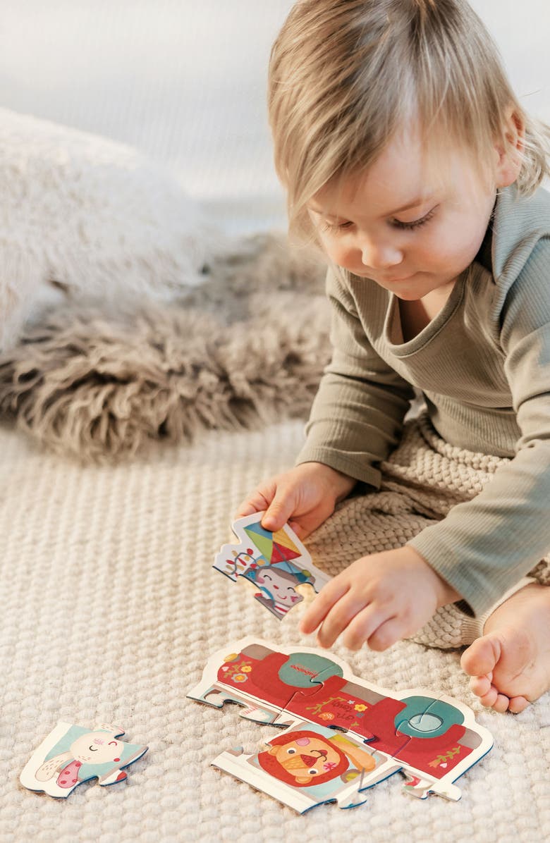 Bababoo and friends<sup>®</sup> Pippa Bunny Road trip Figure Puzzle, Alternate, color, Red