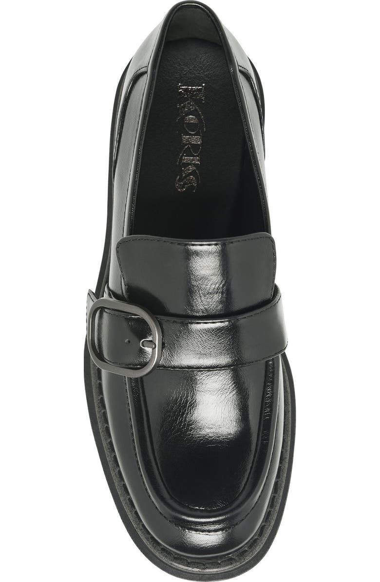 KORKS Vara Platform Loafer, Alternate, color, Black