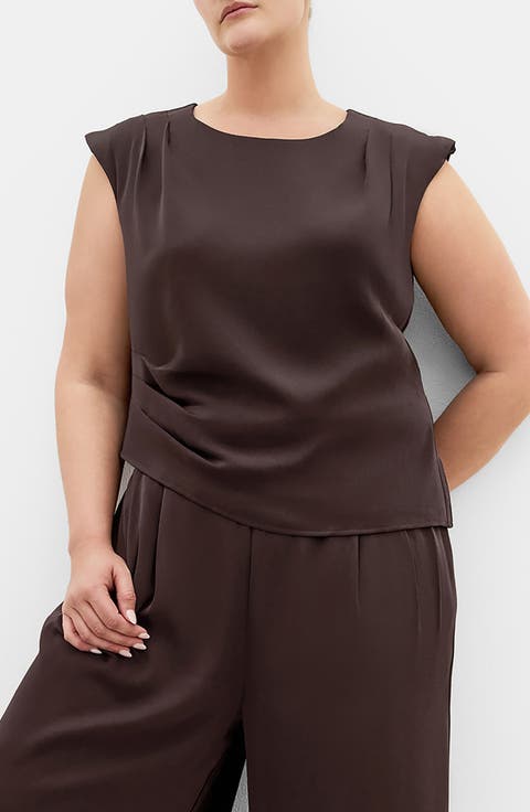 Jett Padded Shoulder Top