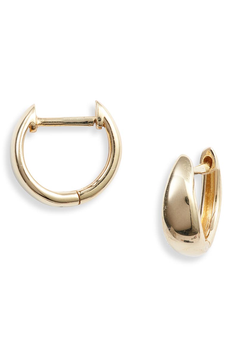 Bony Levy Small Huggie Hoop Earrings, Main, color, 