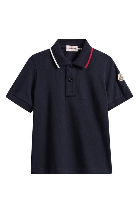 Moncler Enfant Polo Shirt Light Blue boys