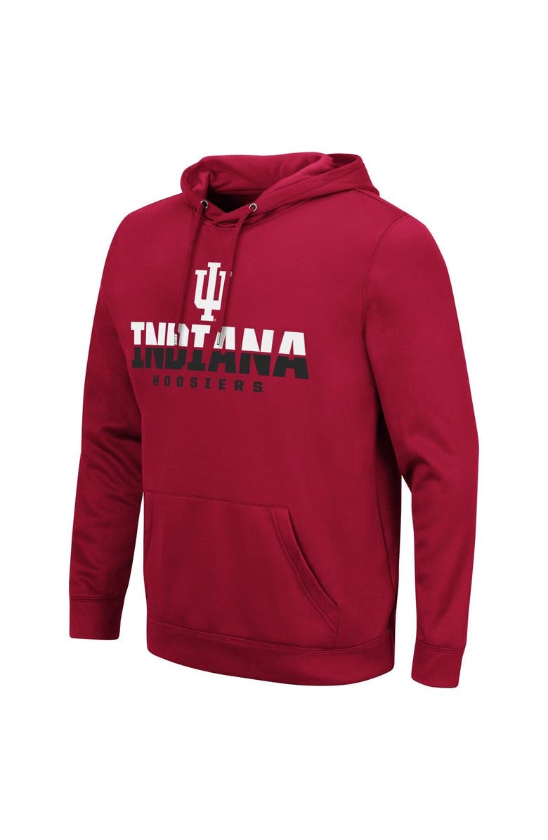 COLOSSEUM Men's Colosseum Crimson Indiana Hoosiers Lantern Pullover Hoodie, Alternate, color, Crimson