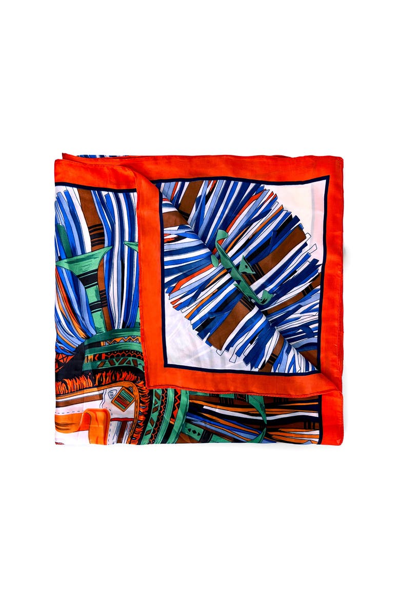 The Everly - Lightweight Scarf, Alternate, color, Multi-Color