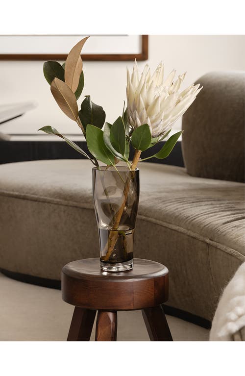 Orrefors Squeeze Small Vase In Brown