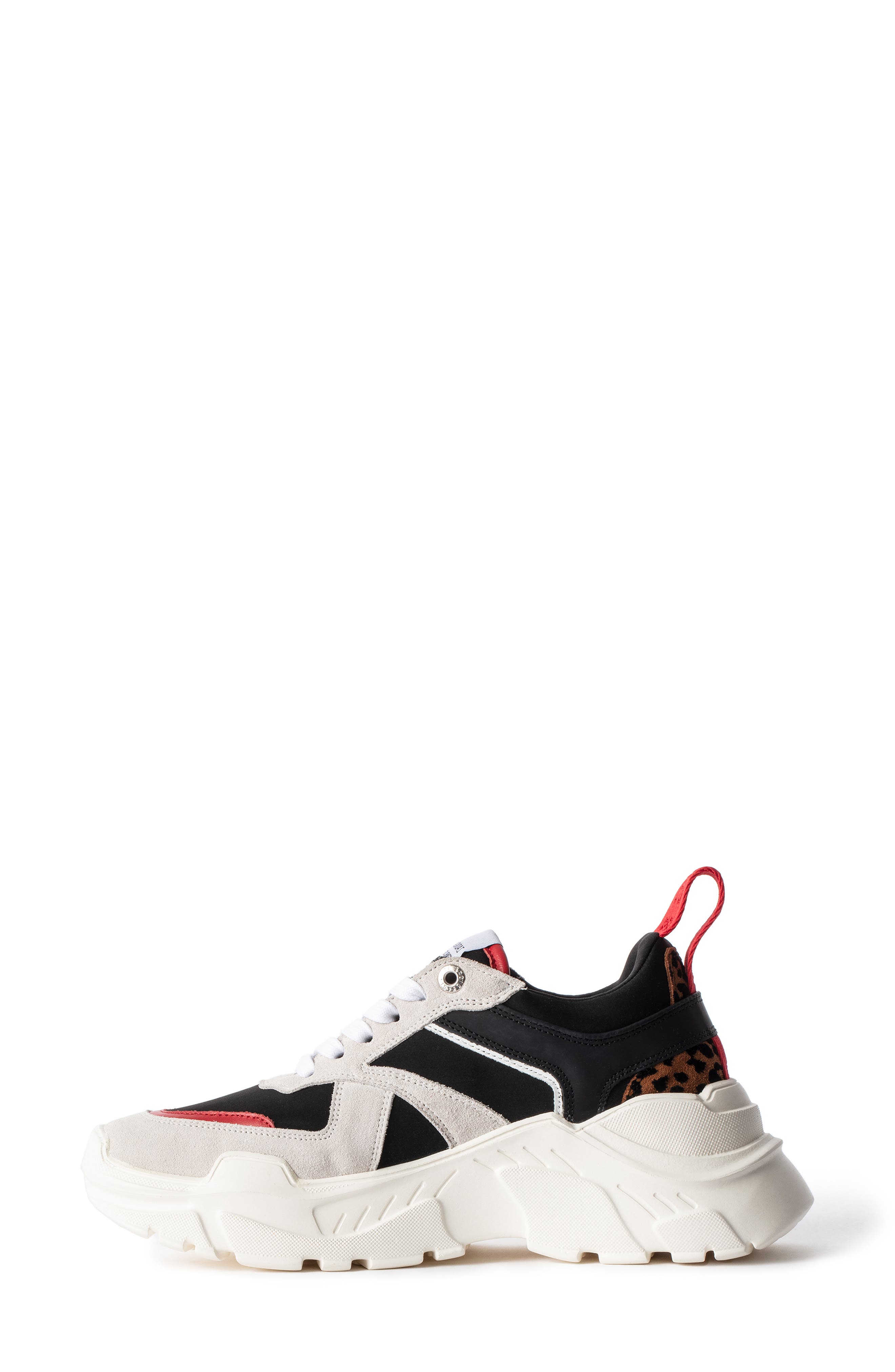 Zadig & Voltaire Future Chunky Water Resistant Sneaker, Alternate, color, 