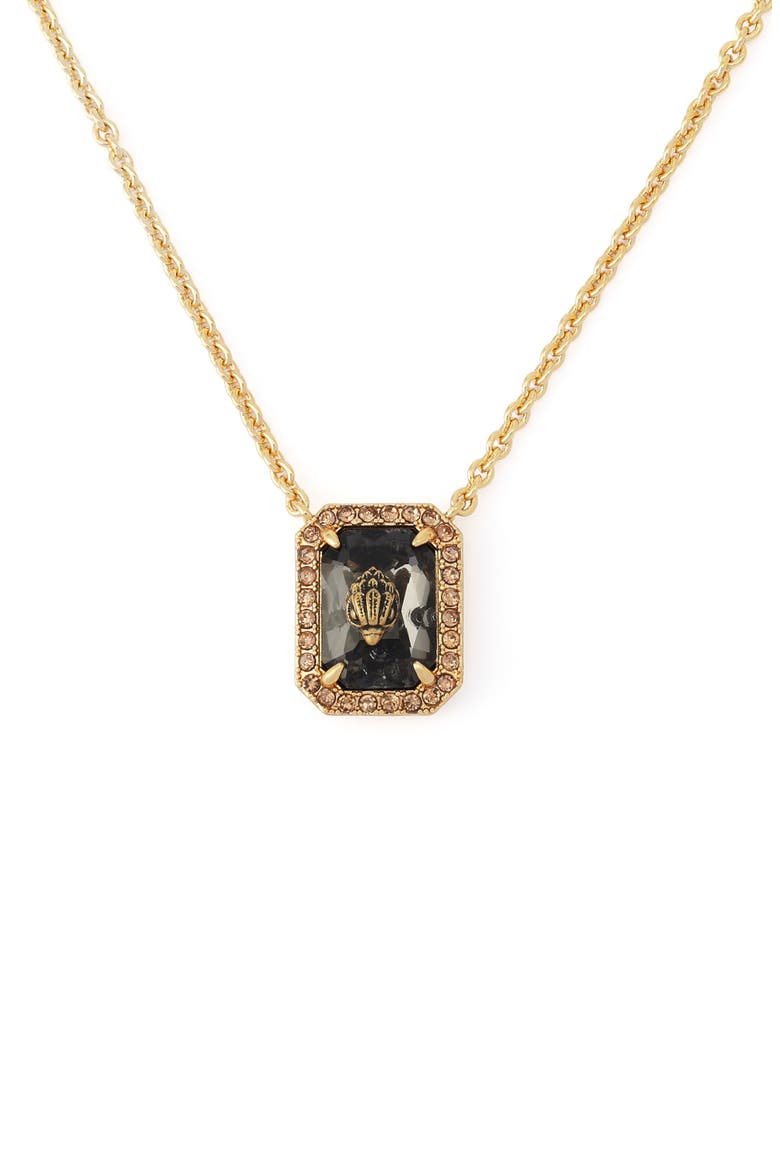 Short Pendant Necklace, Main, color, BLACK DIAMOND