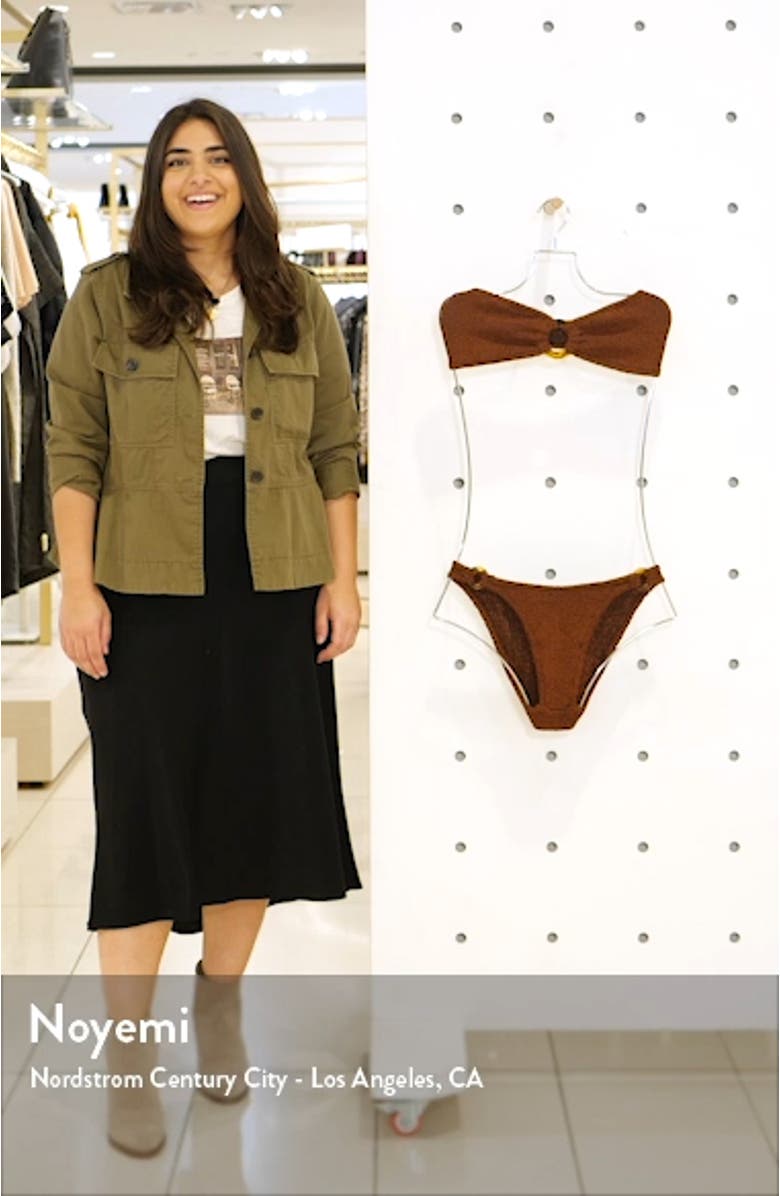 Gloria Two-Piece Bandeau Bikini Swimsuit, sales video thumbnail