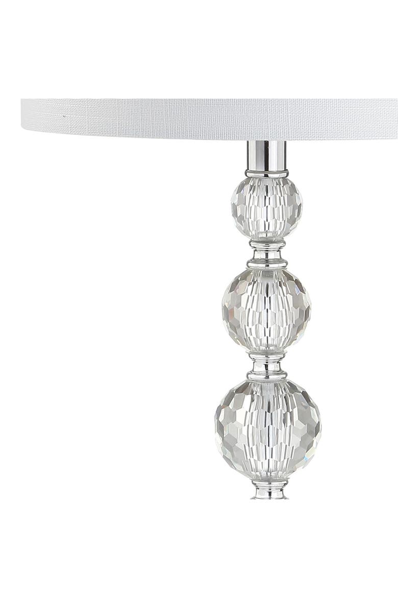 Nala 28.5" Crystal LED Table Lamp, Clear/Chrome, Alternate, color, Clear