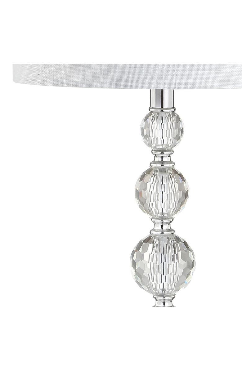 JONATHAN Y Nala 28.5" Crystal LED Table Lamp, Clear/Chrome, Alternate, color, Clear
