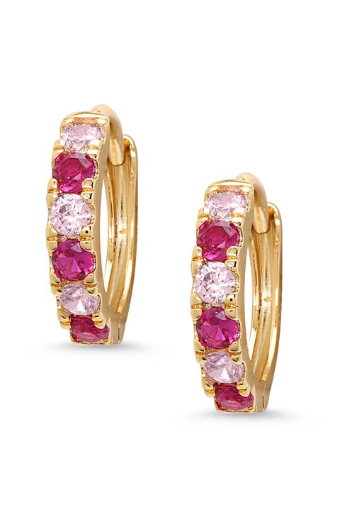 Kids' Cubic Zirconia Hoop Earrings