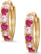 Lily Nily Kids' Cubic Zirconia Hoop Earrings