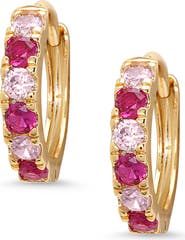 Lily Nily Kids' Cubic Zirconia Hoop Earrings