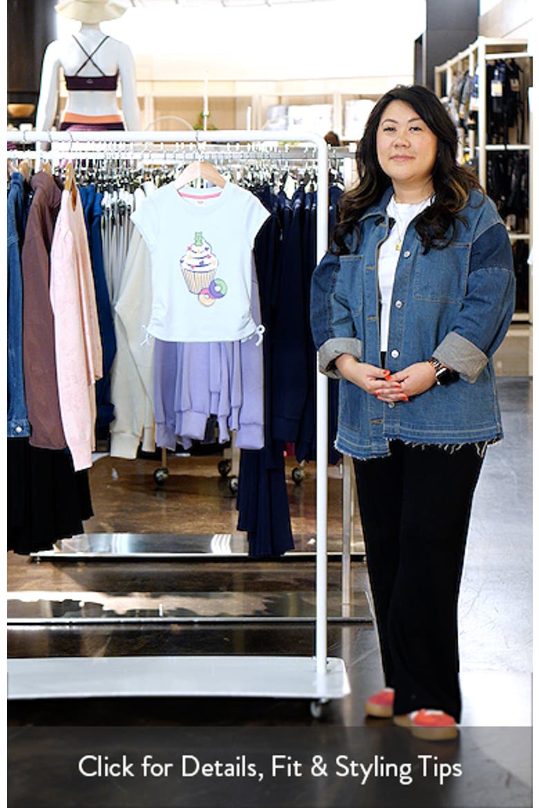 Kids' Side Ruched Graphic T-Shirt video
