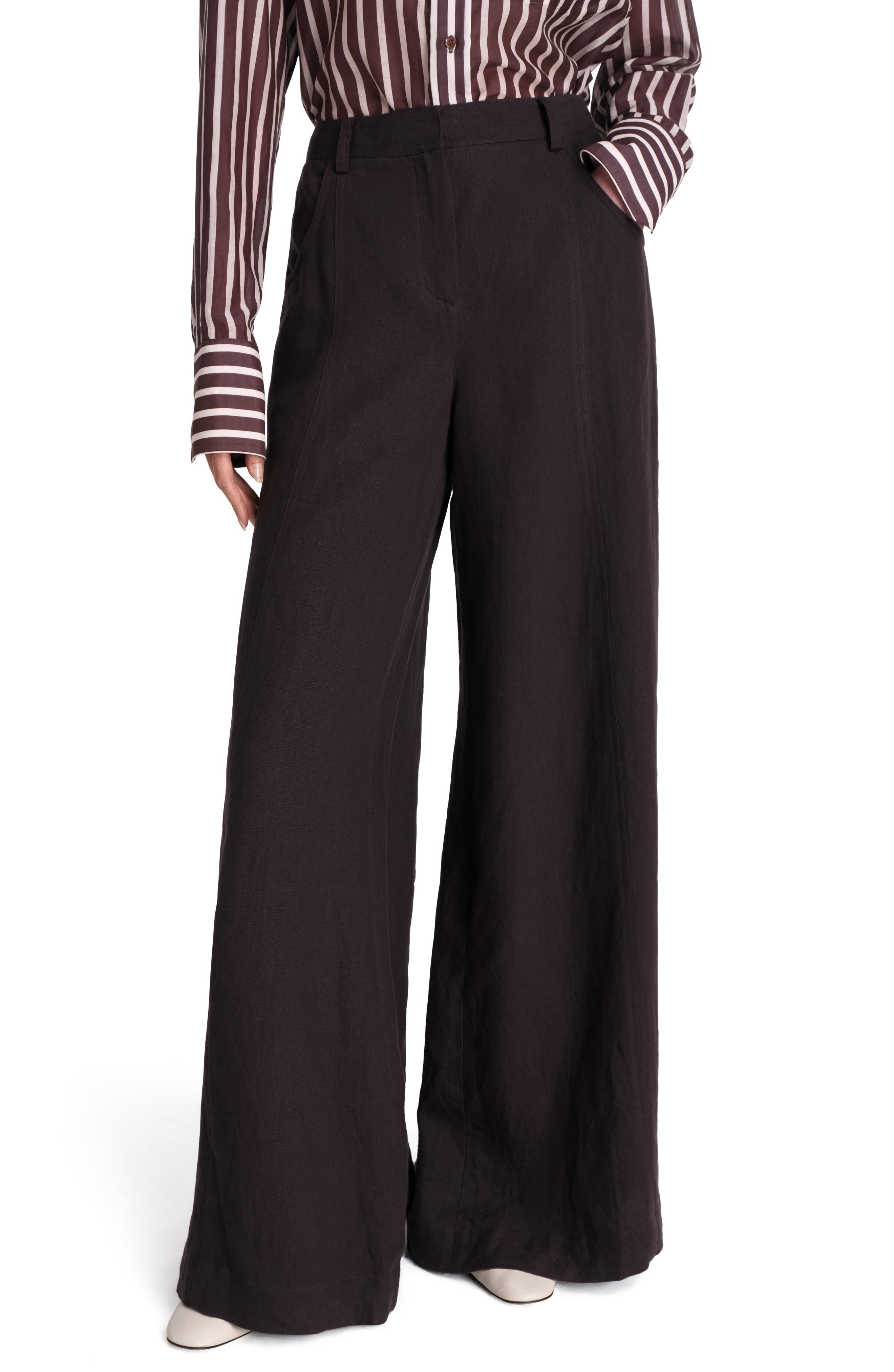 TWP Dees Wide Leg Linen Pants
