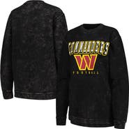 G-III 4HER BY CARL BANKS Women's G-III 4Her by Carl Banks Black Washington Commanders Comfy Cord Pullover Sweatshirt