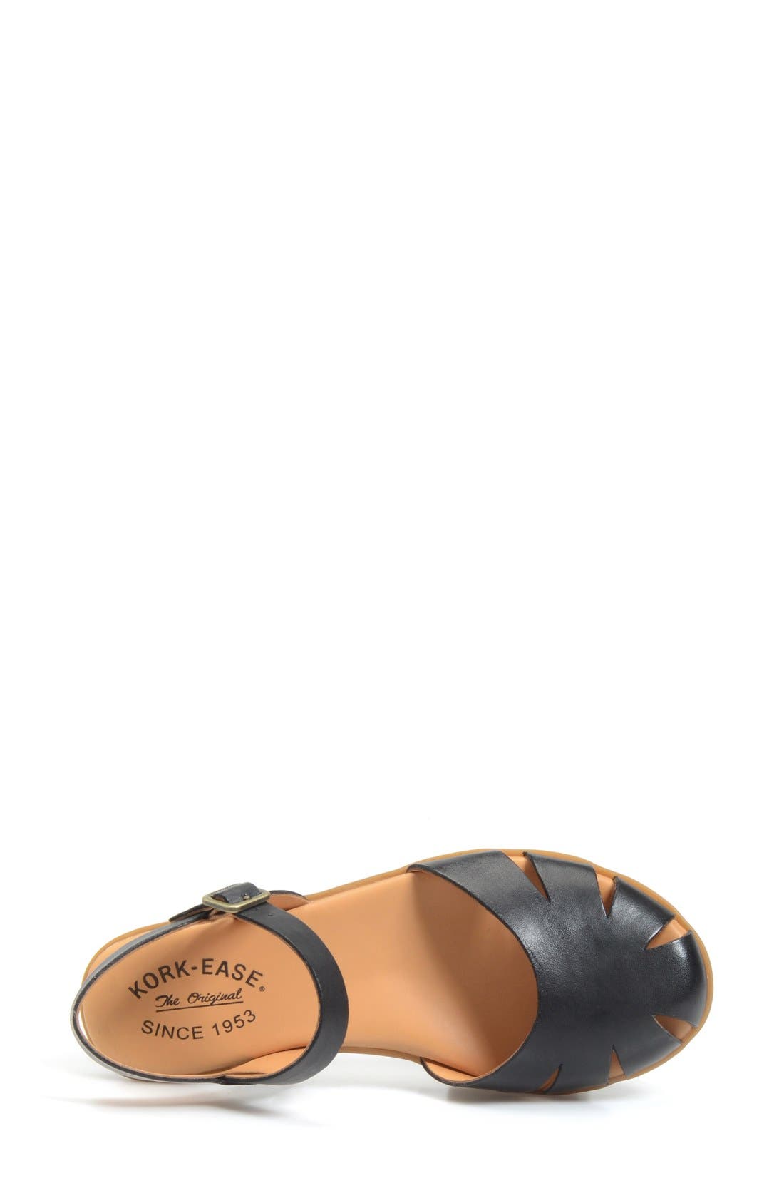 Kork-Ease 'Meegan' Sandal, Alternate, color, BLACK