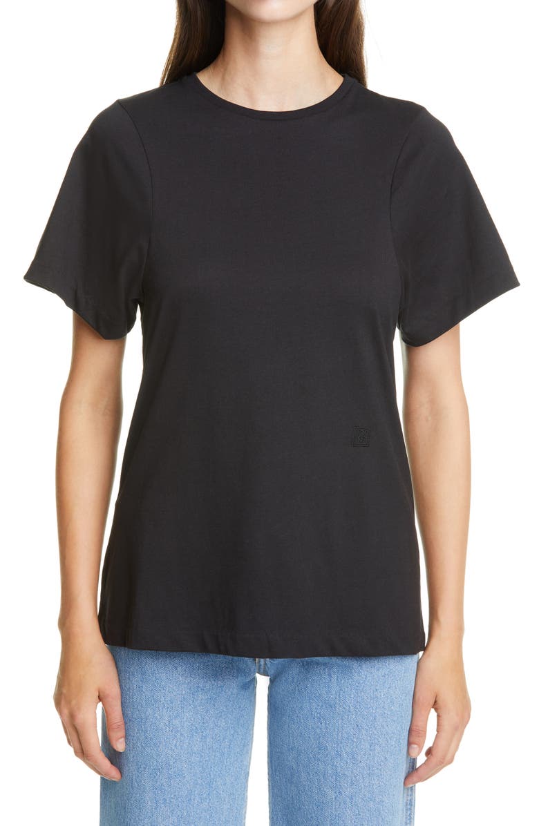 TOTEME Espera Organic Cotton T-Shirt, Main, color,