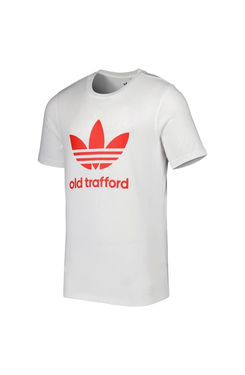 adidas Originals Men's adidas Originals White Manchester United Old Trafford Trefoil T-Shirt, Alternate, color, 
