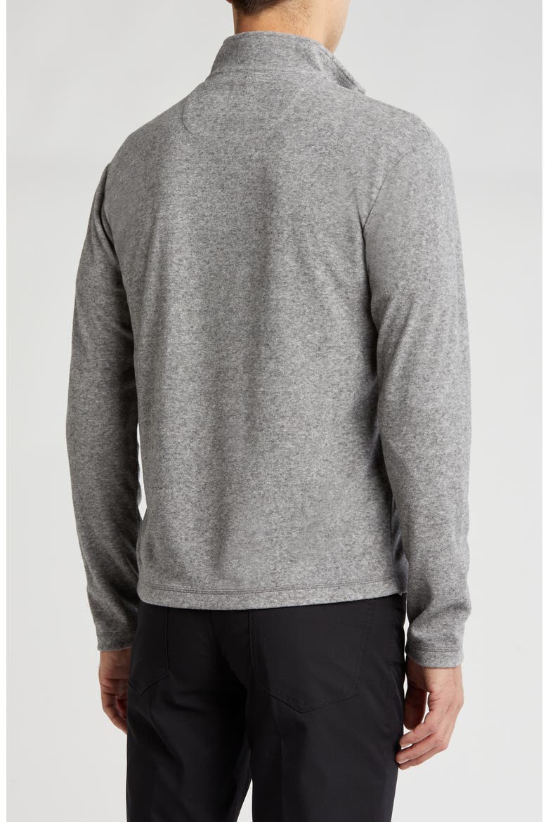 Heather Chenille Quarter Zip Pullover, Alternate, color, CLOUD GREY HEATHER