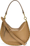 Isabel Marant Oskan Soft Zipped Leather Crossbody Bag