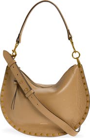 Isabel Marant Oskan Soft Zipped Leather Crossbody Bag