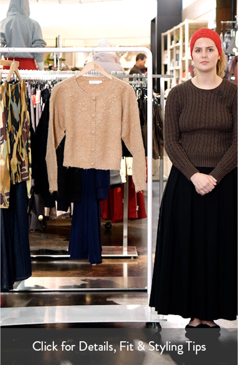 Floral Embroidered Cardigan, sales video thumbnail