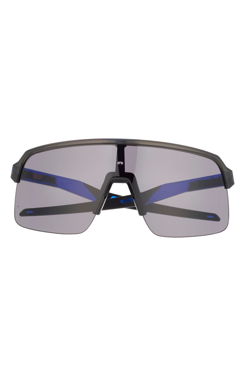 Oakley Sutro Lite 139mm Prizm<sup>™</sup> Wrap Shield Sunglasses, Main, color, Smoke