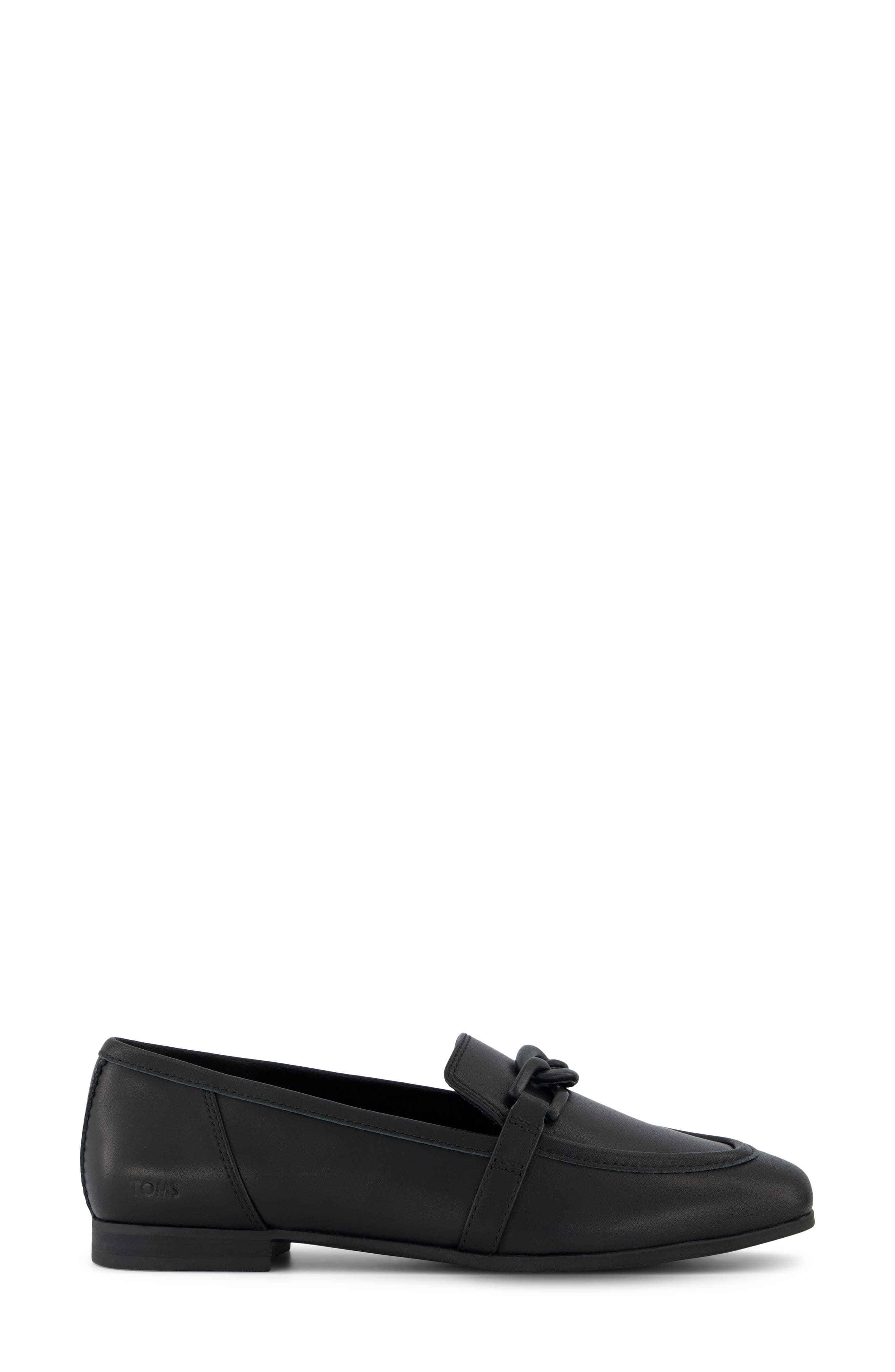 TOMS Lynette Loafer, Alternate, color, Black