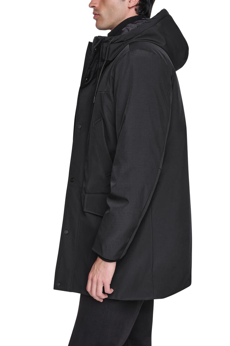 Urban Water Resistant Parka, Alternate, color, BLACK