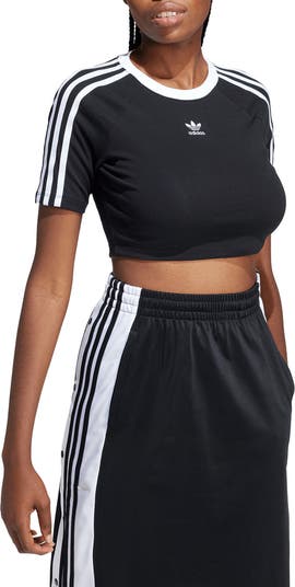 ★ adidas★ Baby Crop Tee Black JN3013 adidas Crop Baby Tee | Nordstrom